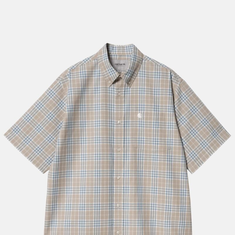 Oriasa Niven Short Sleeve Check Shirt – Wall & Wax
