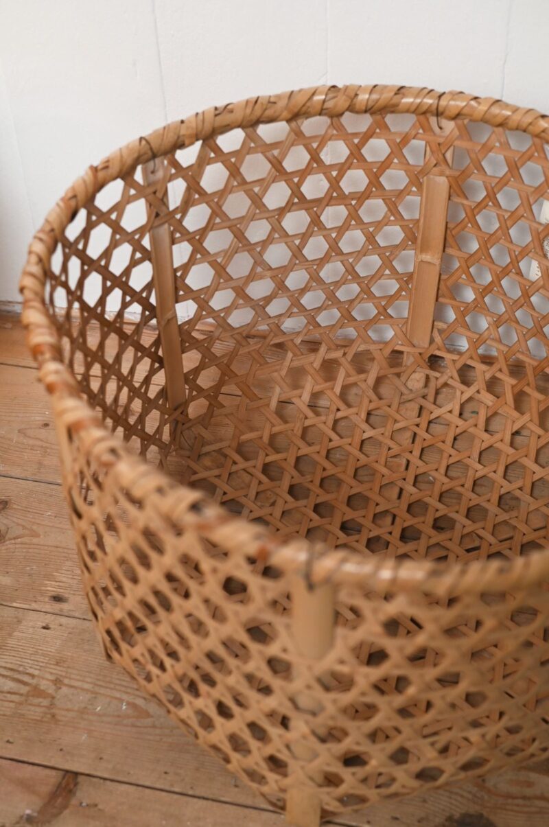 Large Vintage Japanese Basket c1970 - Image 2