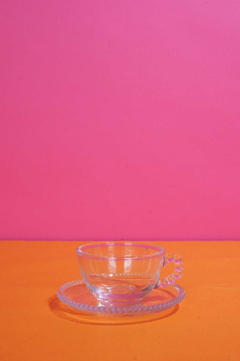 Oriasa Pearl Glaze Tea Cup & Saucer Set - Image 2