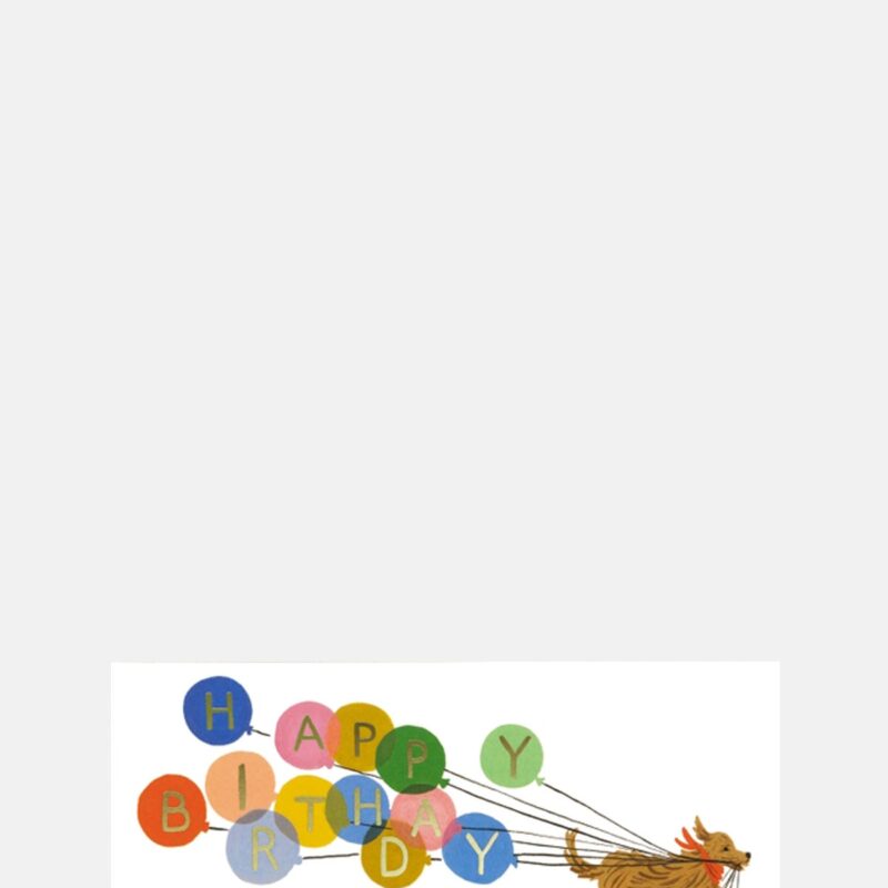 Oriasa Balloon Birthday Card – Fun & Colorful Celebration Design