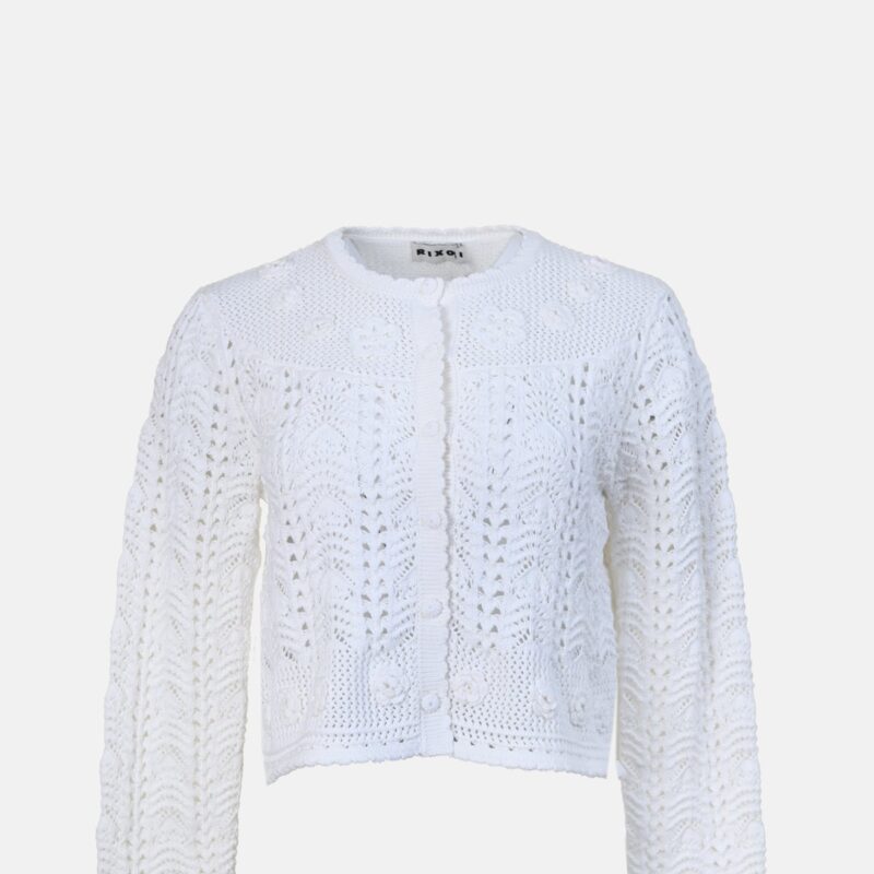 Oriasa Cream Knit Cardigan – Soft & Stylish Kyra Layer
