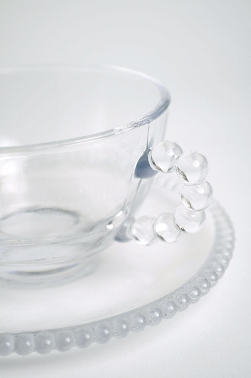 Oriasa Pearl Glaze Tea Cup & Saucer Set - Image 4