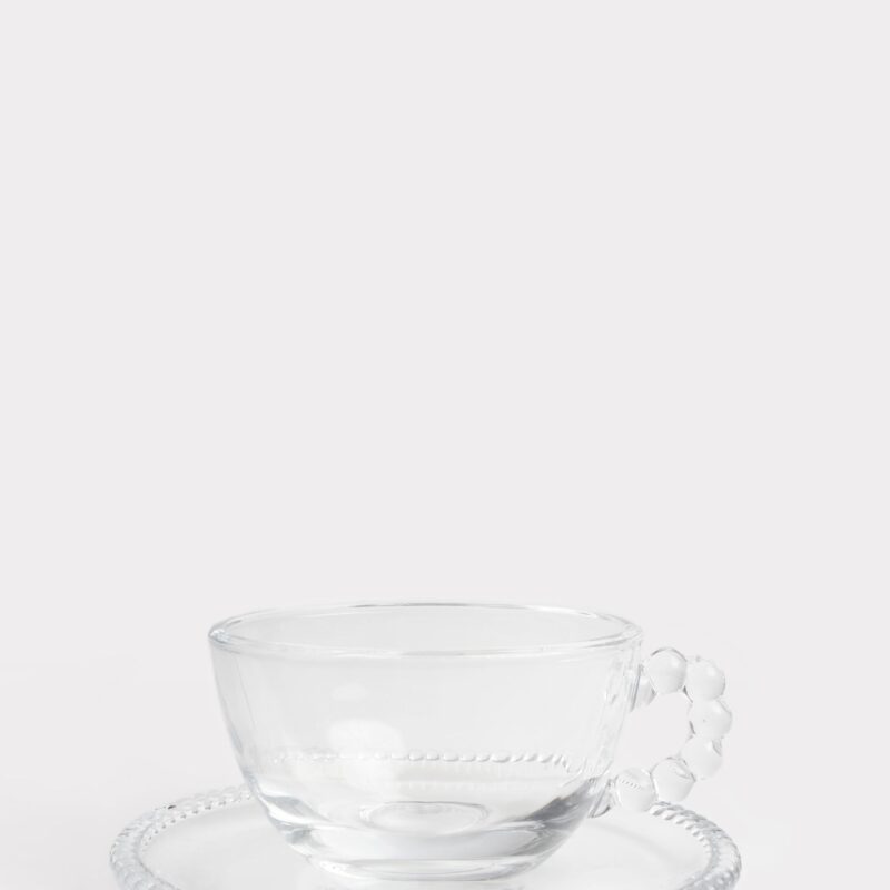 Oriasa Pearl Glaze Tea Cup & Saucer Set
